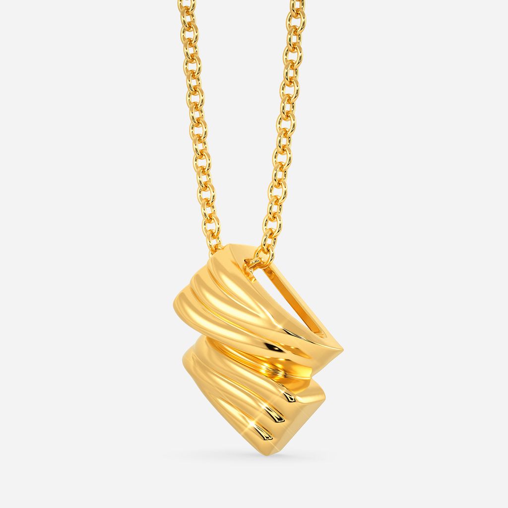 Ski Chic Gold Pendants