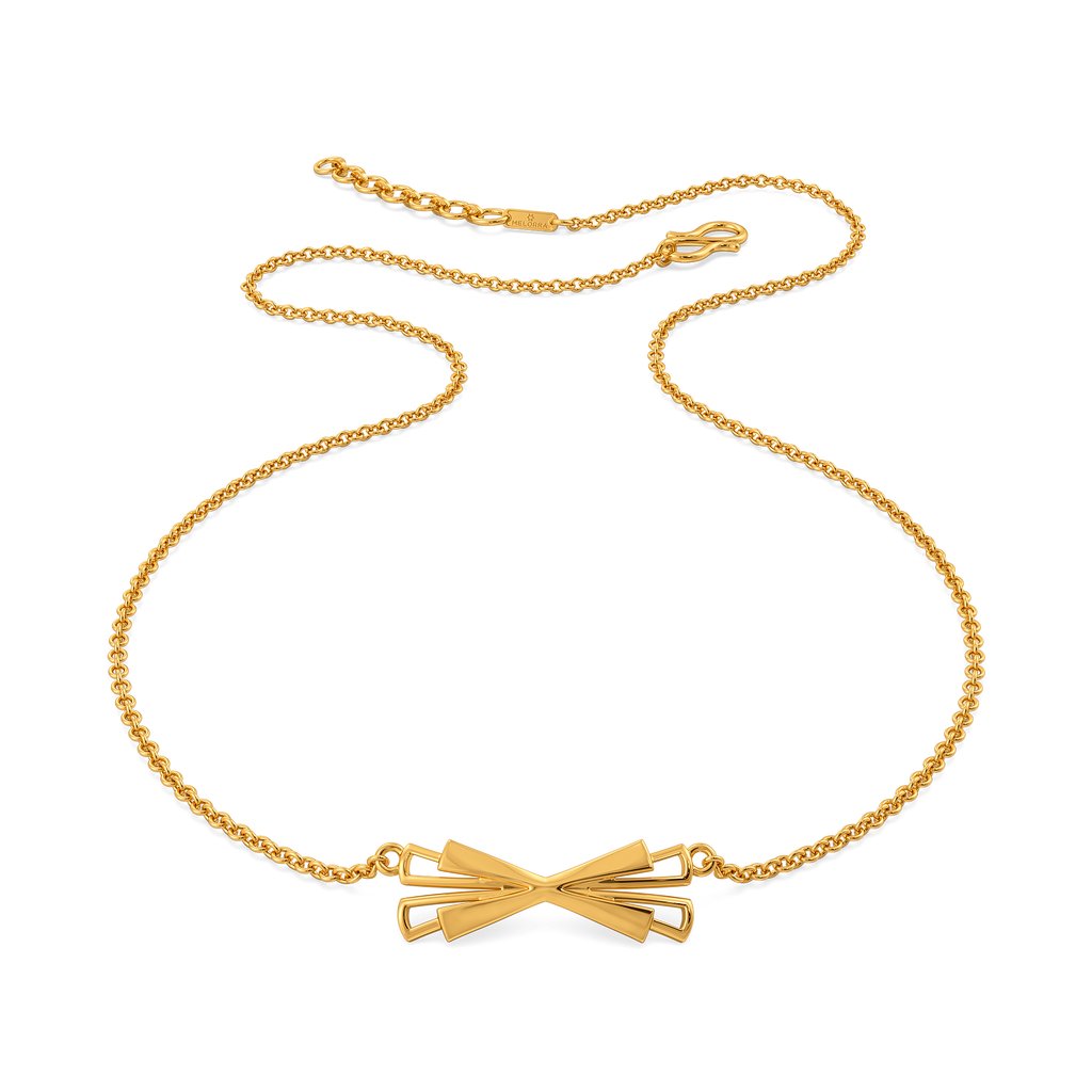 Depth Play Gold Necklaces