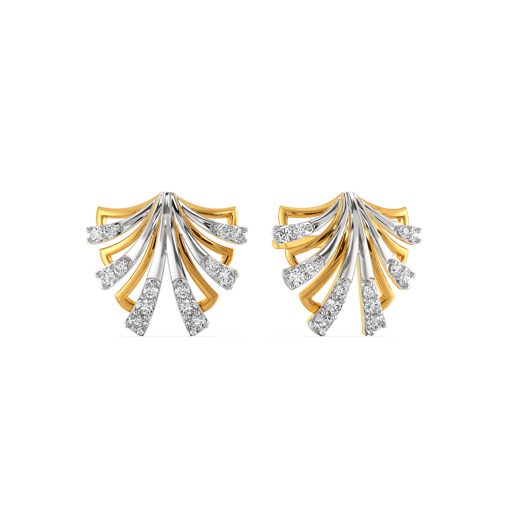 Layers of Charm Diamond Earrings
