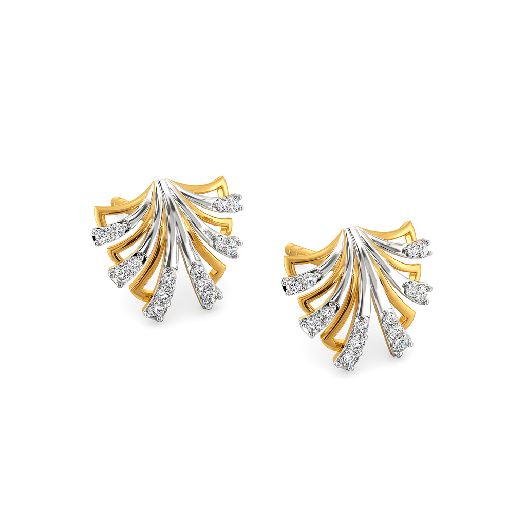 Layers of Charm Diamond Earrings