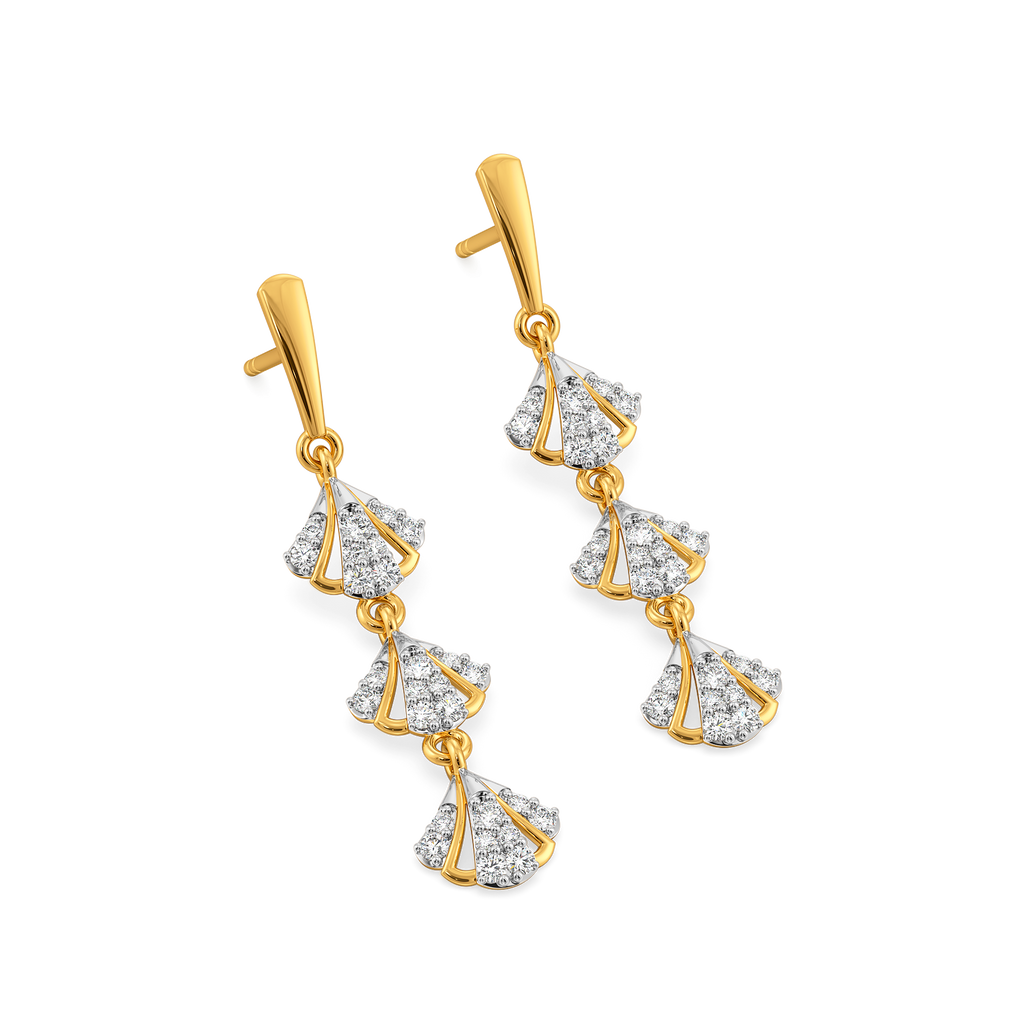 Layers of Charm Diamond Earrings