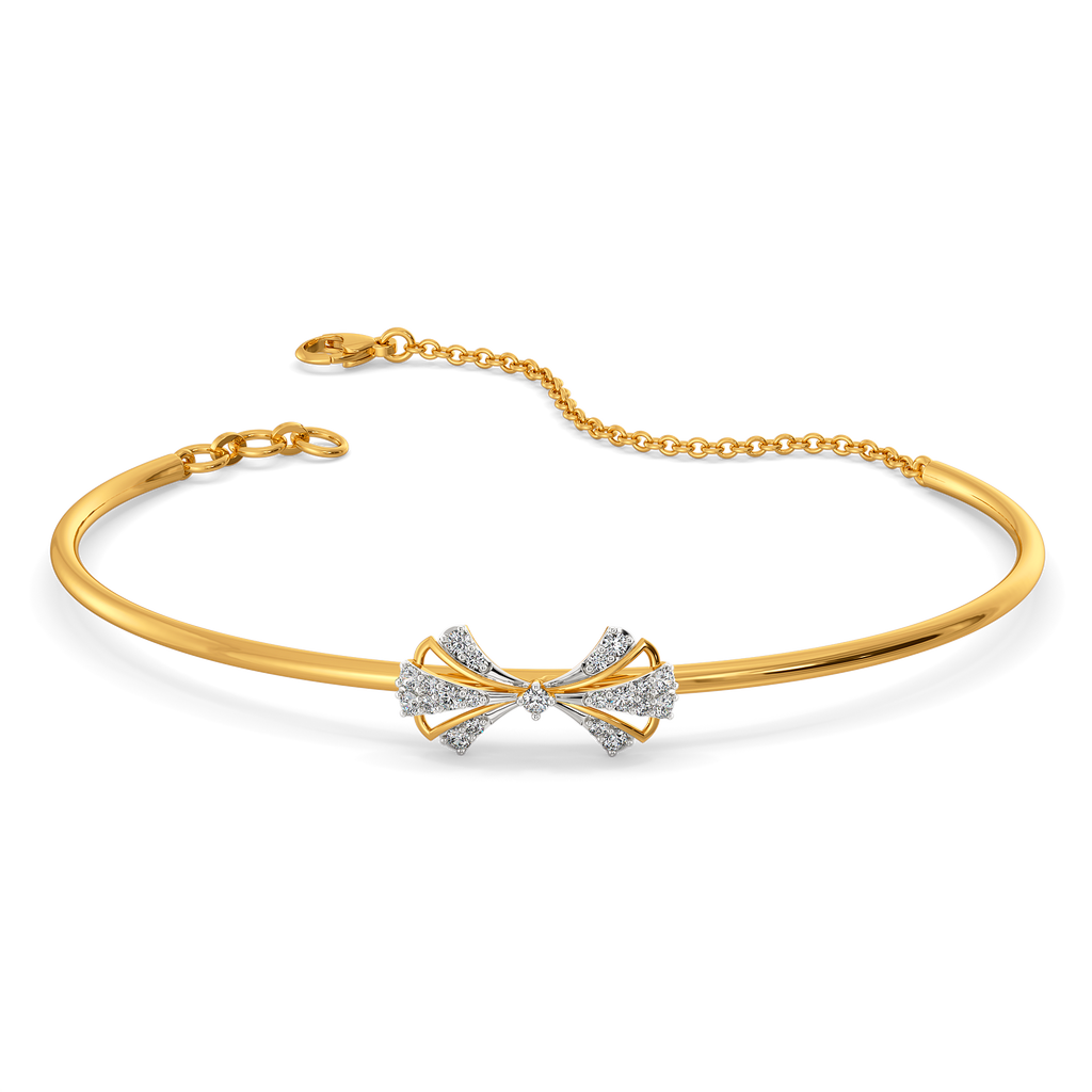 Layered Moments Diamond Bangles