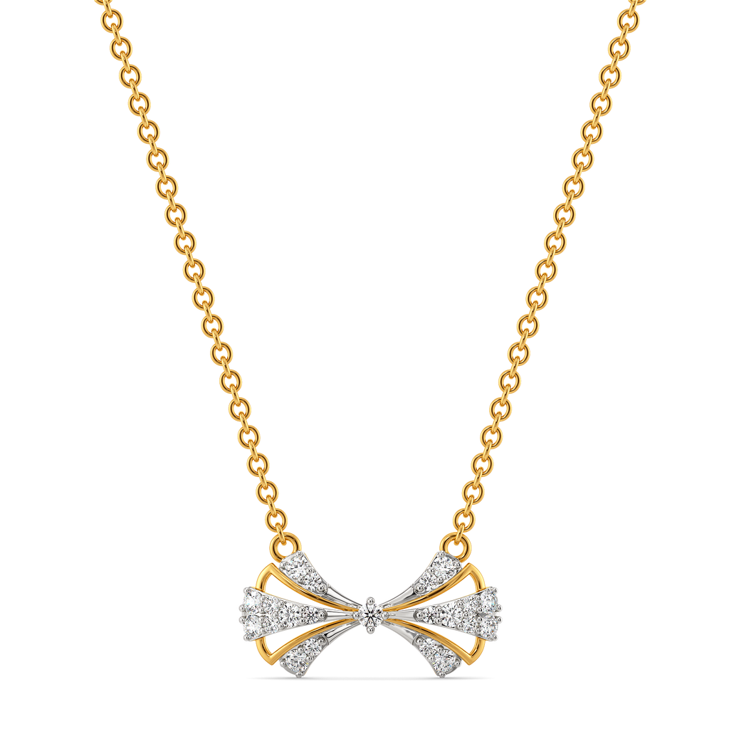 Layered Moments Diamond Necklaces