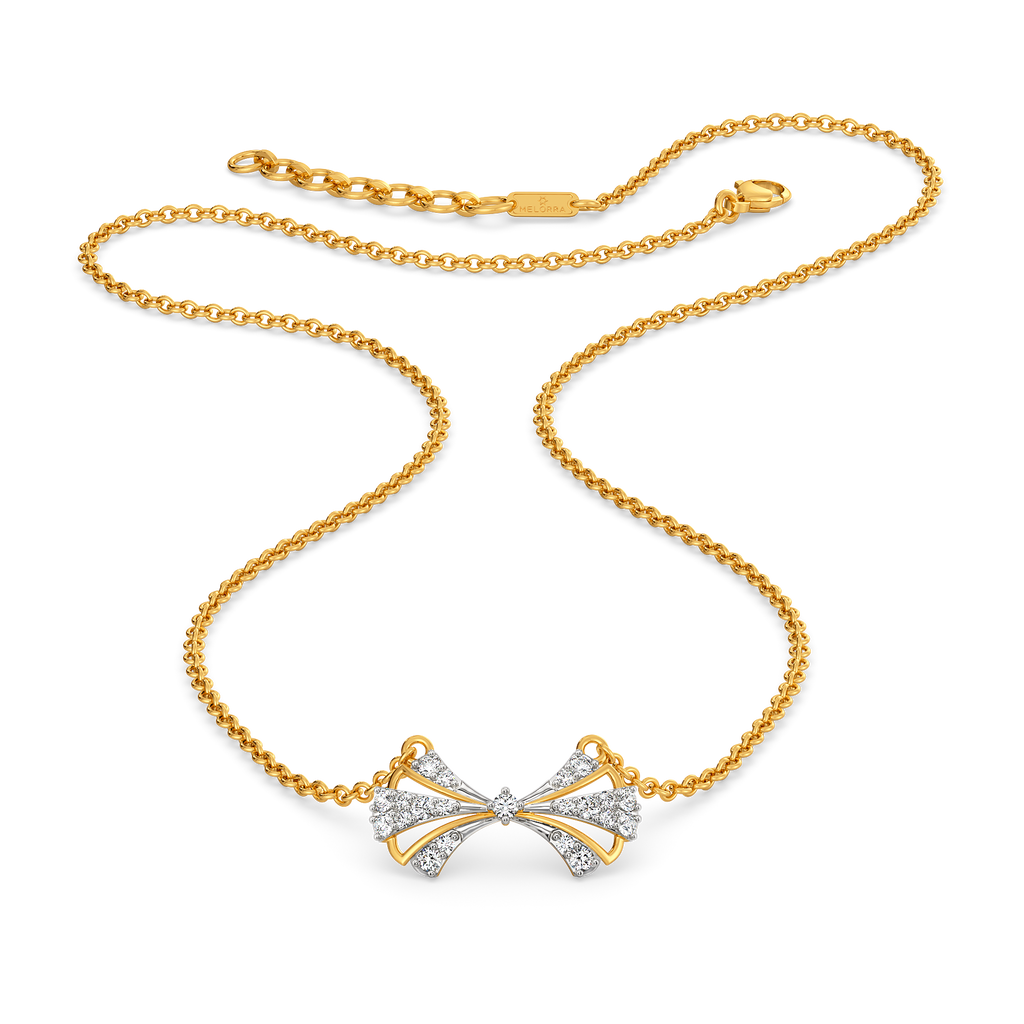Layered Moments Diamond Necklaces