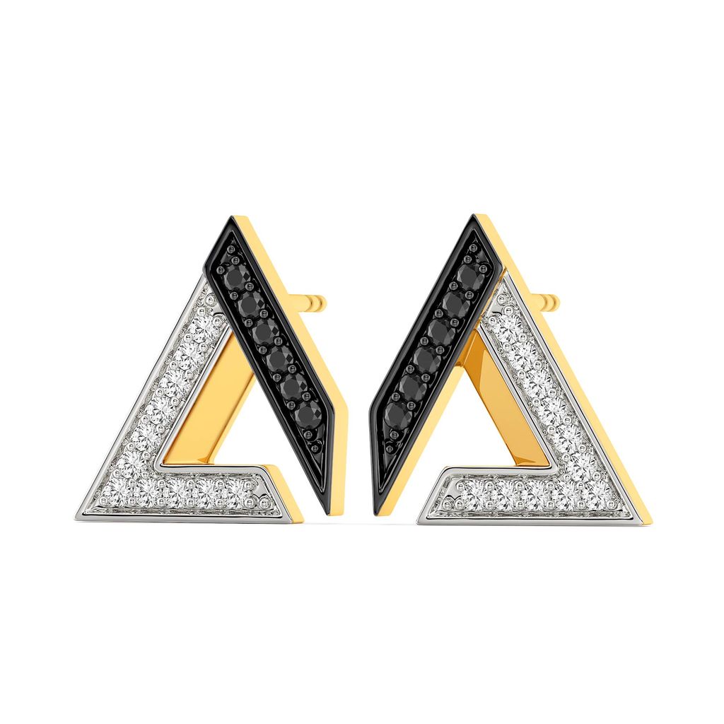 Moody Shades Diamond Earrings