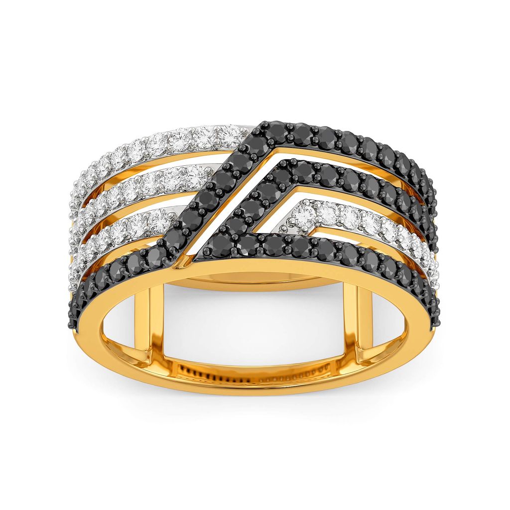 Dark Aurora Diamond Rings alternate view 3