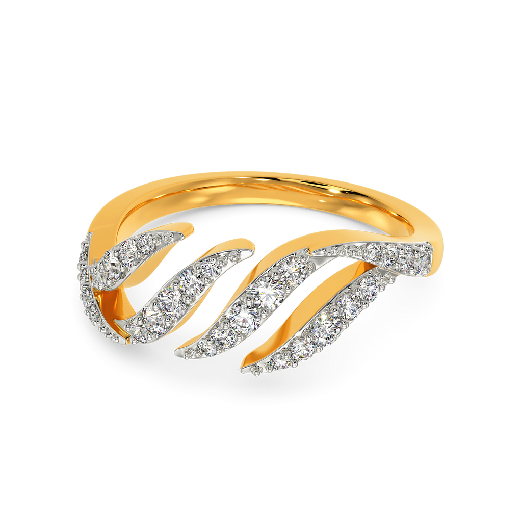 Dramatic Feathers Diamond Rings alternate view 2