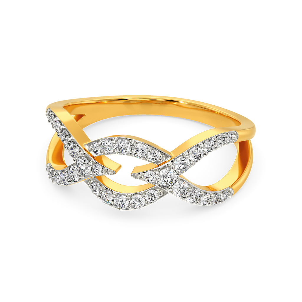 Feather Freedom Diamond Rings alternate view 2