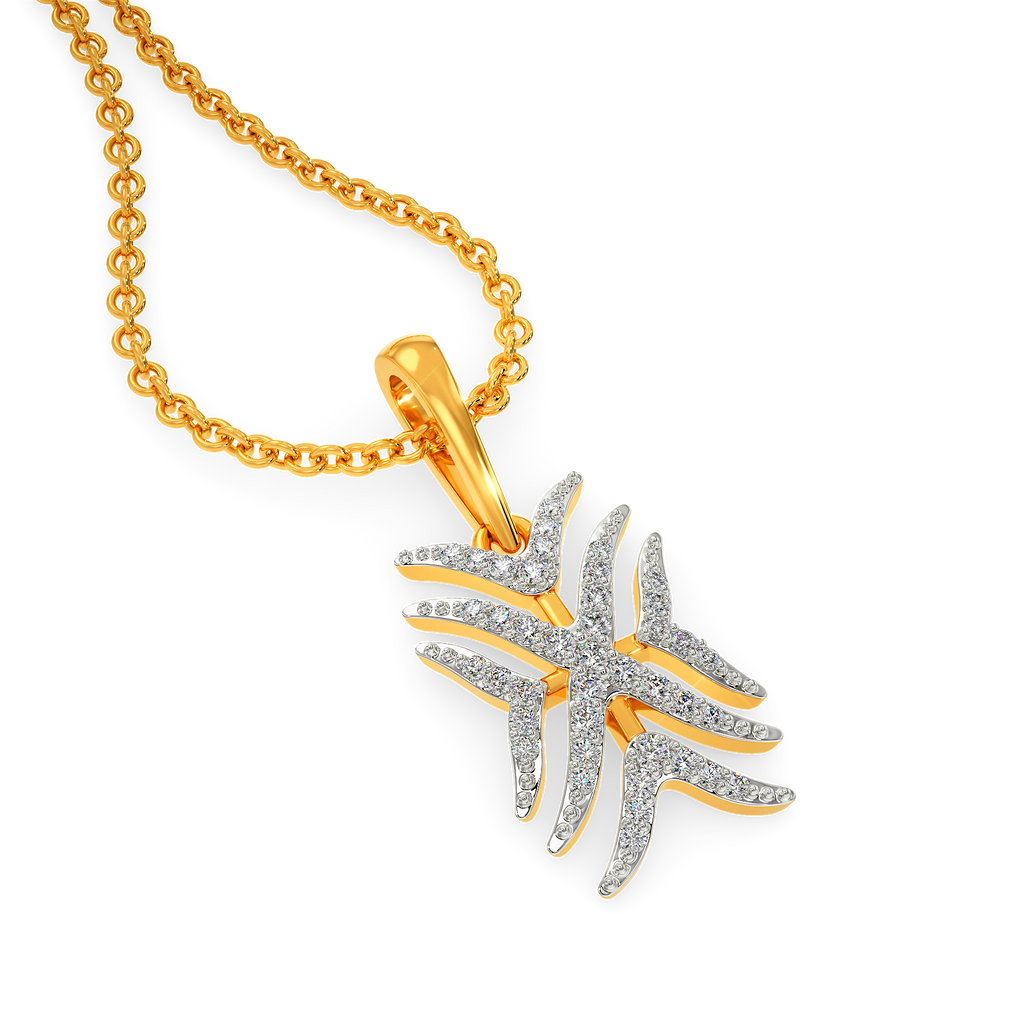 Show your Feathers Diamond Pendants