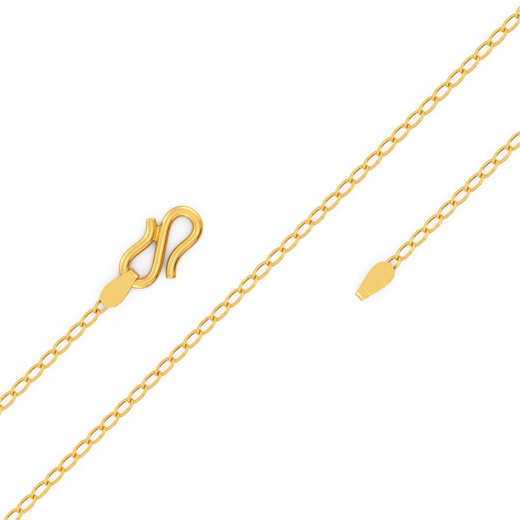 22kt Curb Chain Gold Chains