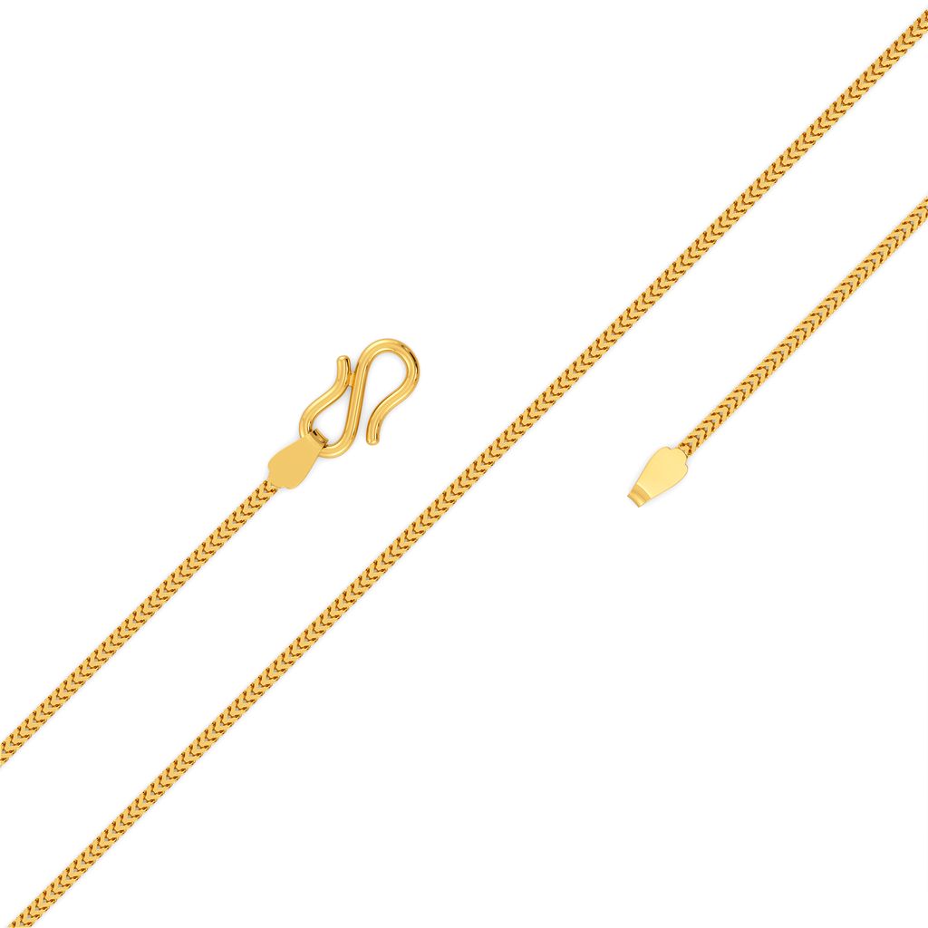22kt Foxtail Chain Gold Chains