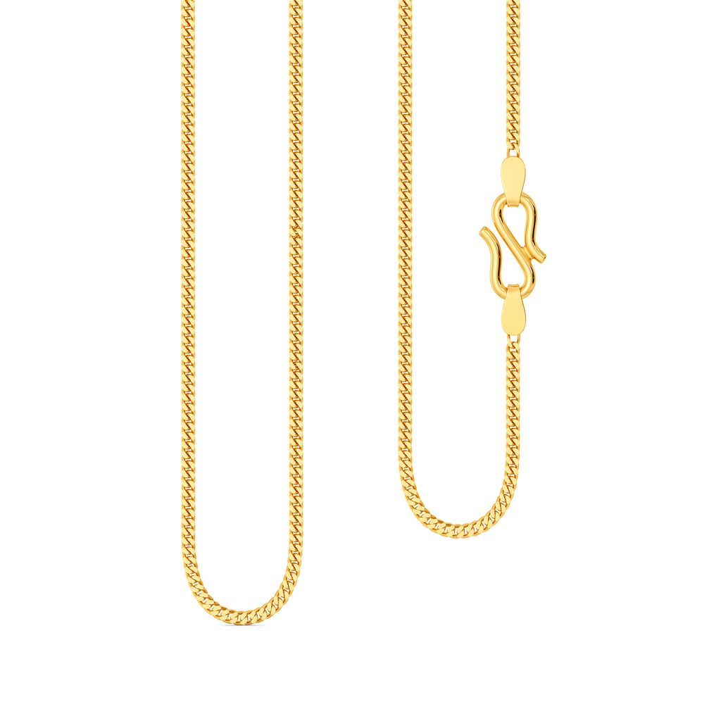 22kt Curb Chain Gold Chains