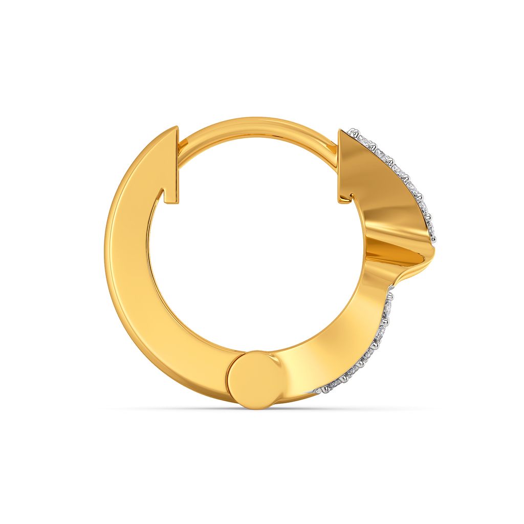 French Curves Diamond Earrings