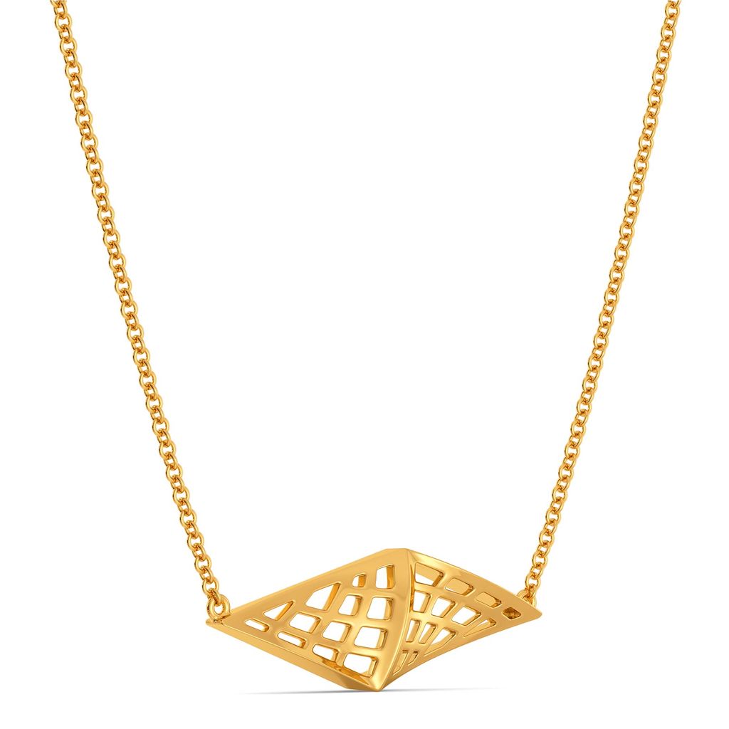 Visual Drama Gold Necklaces