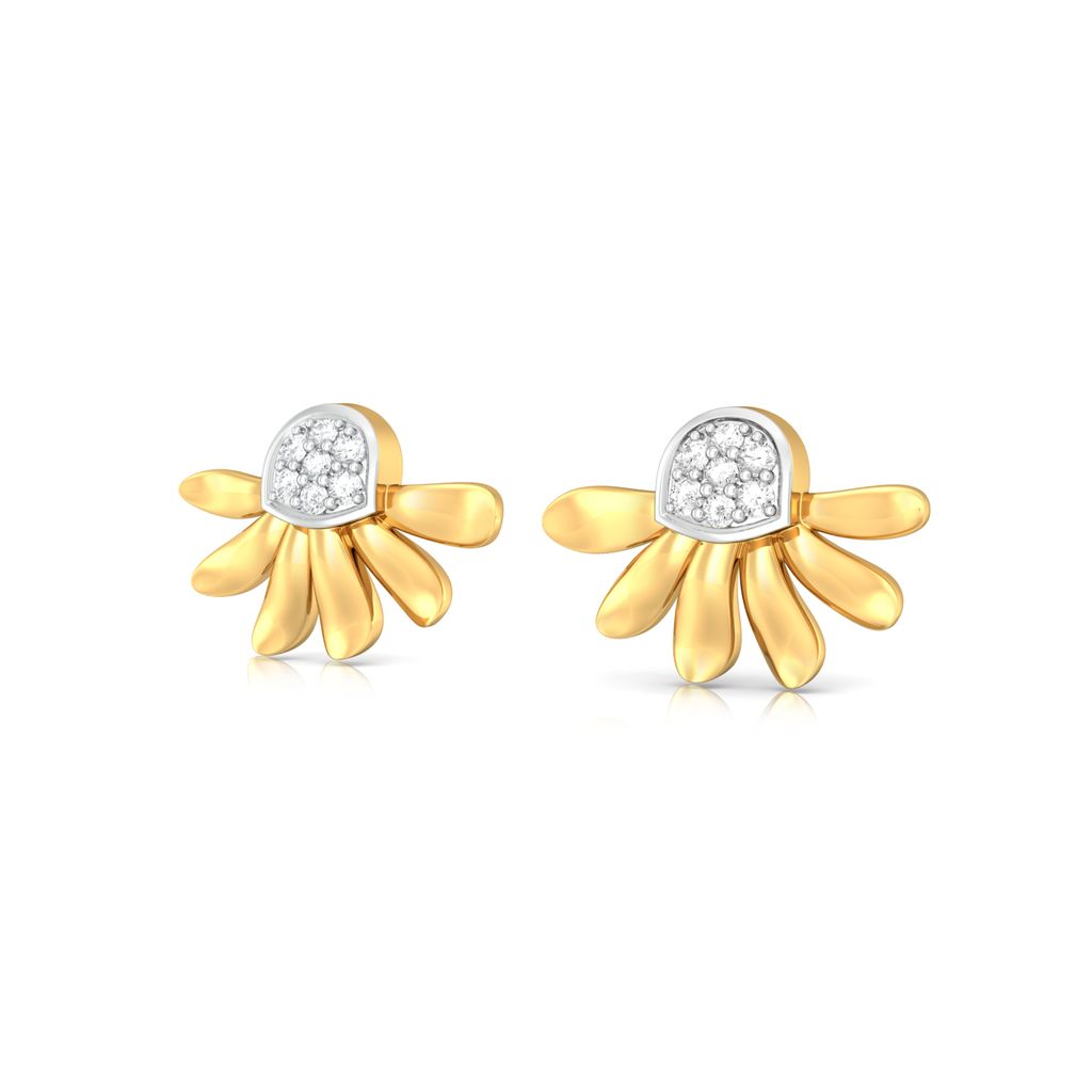Bold Blooms Diamond Earrings