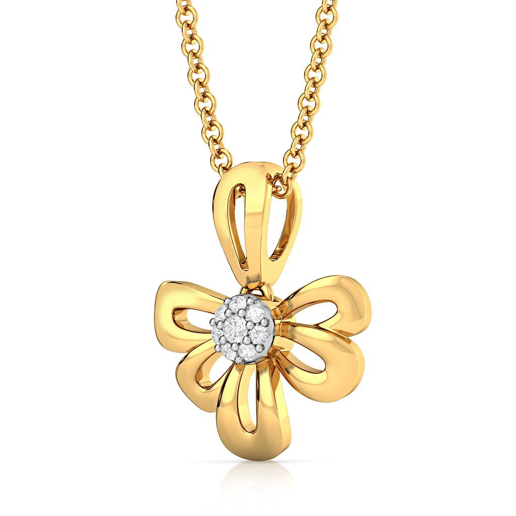 Petal Perfection Diamond Pendants