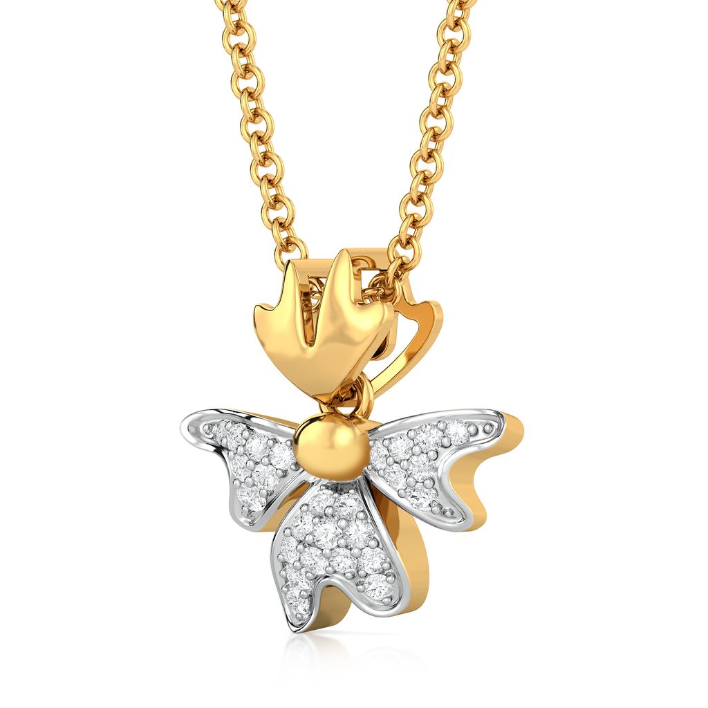 Flower Devour Diamond Pendants