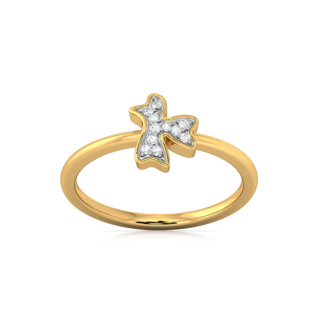 Moreover Clover Diamond Rings alternate view 3