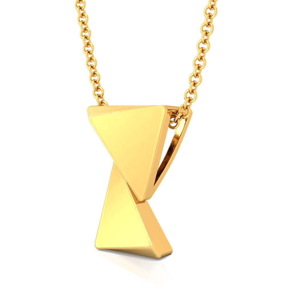 Double Tringles Gold Pendants