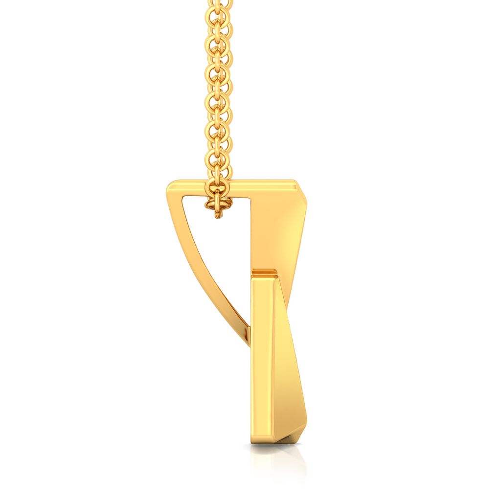 Double Tringles Gold Pendants