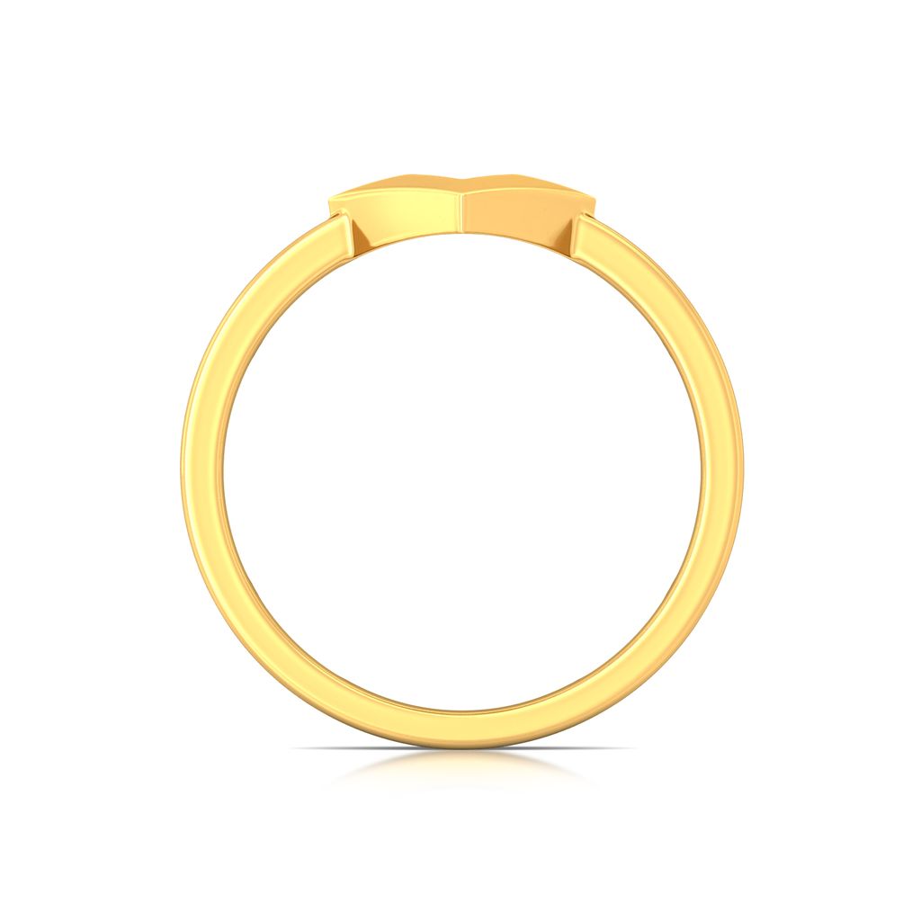 Triangular Tales Gold Rings image