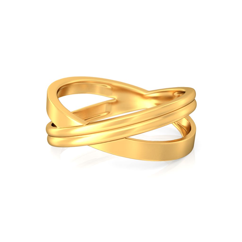 Simplistic Grace Gold Rings alternate view 3