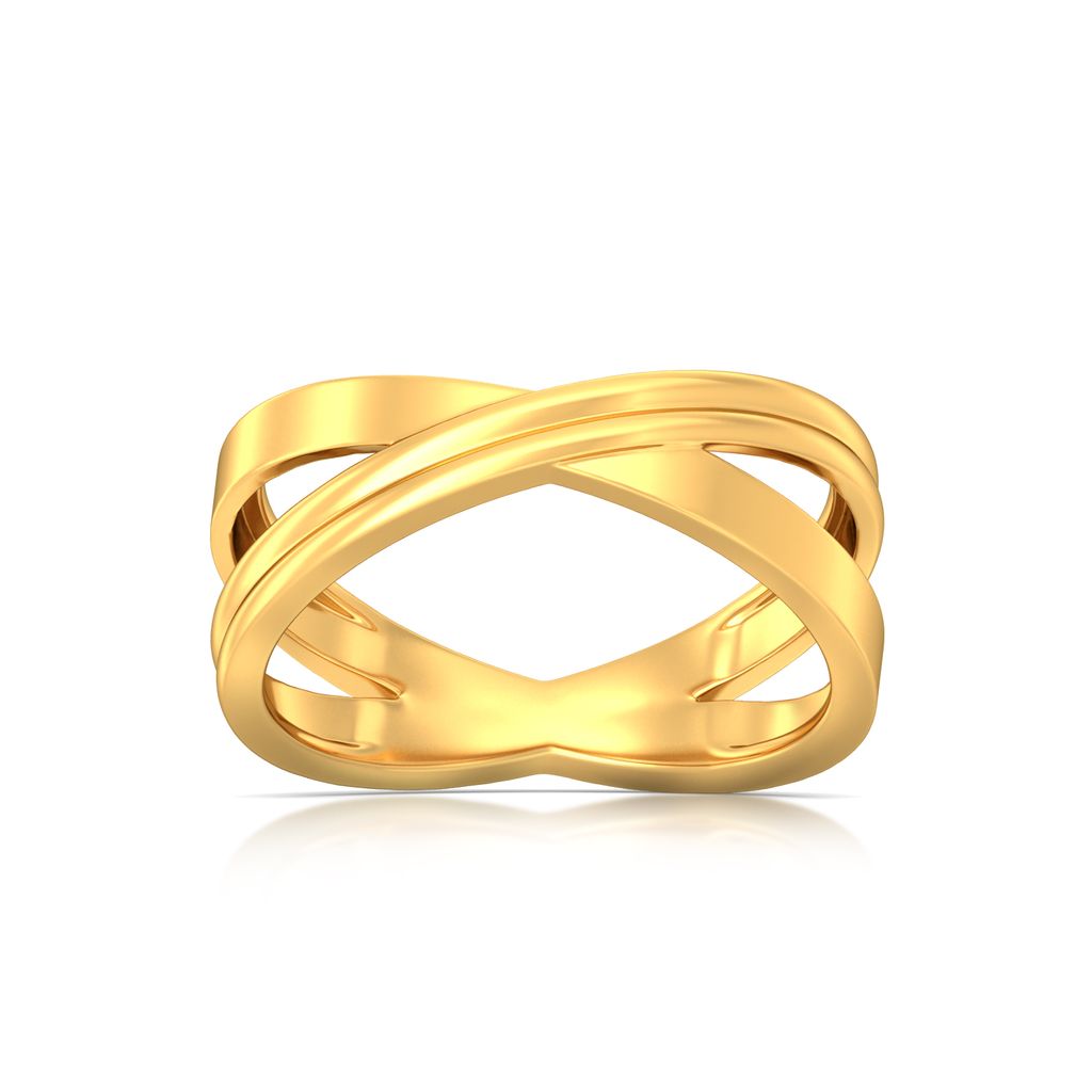 Simplistic Grace Gold Rings image