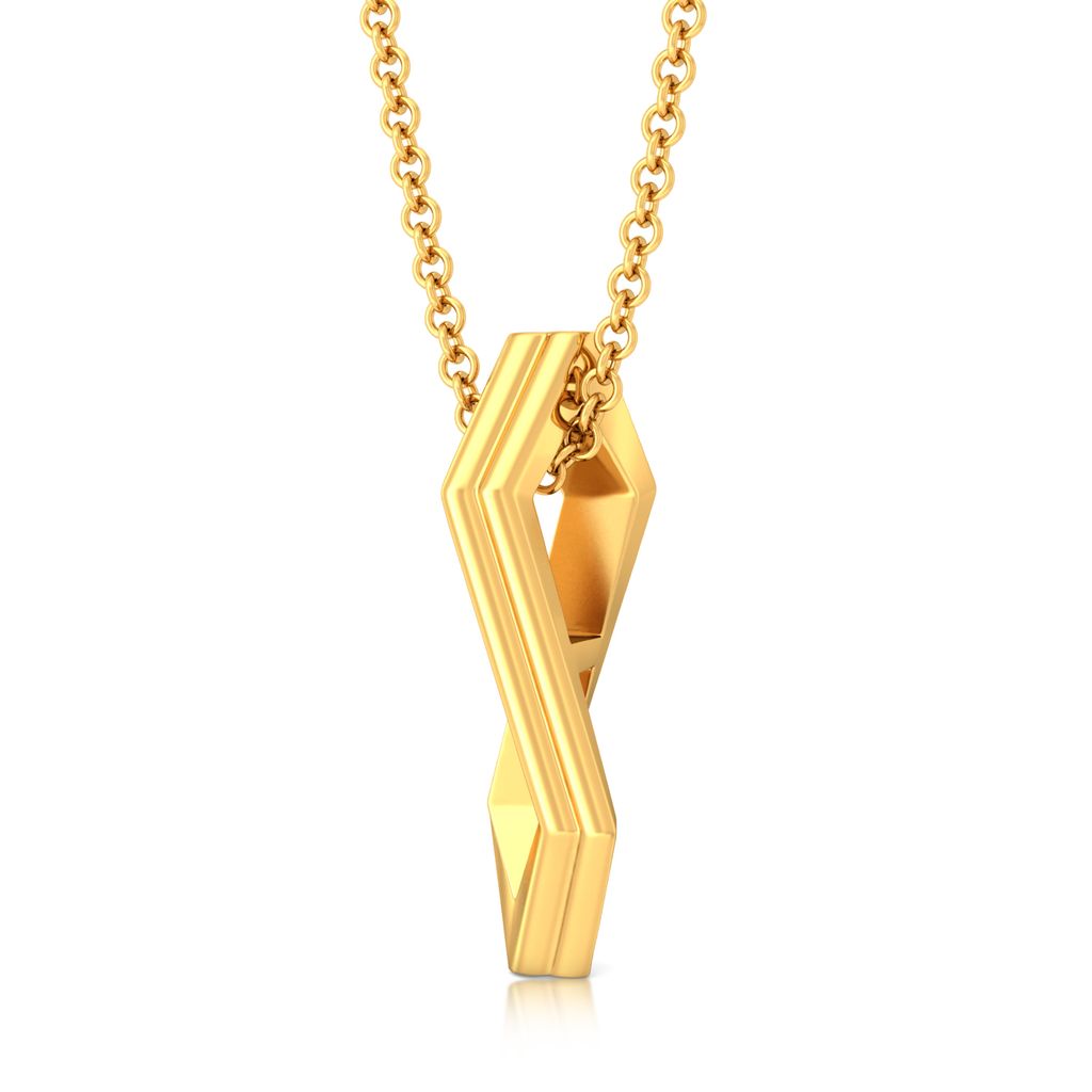 Simplistic Grace Gold Pendants