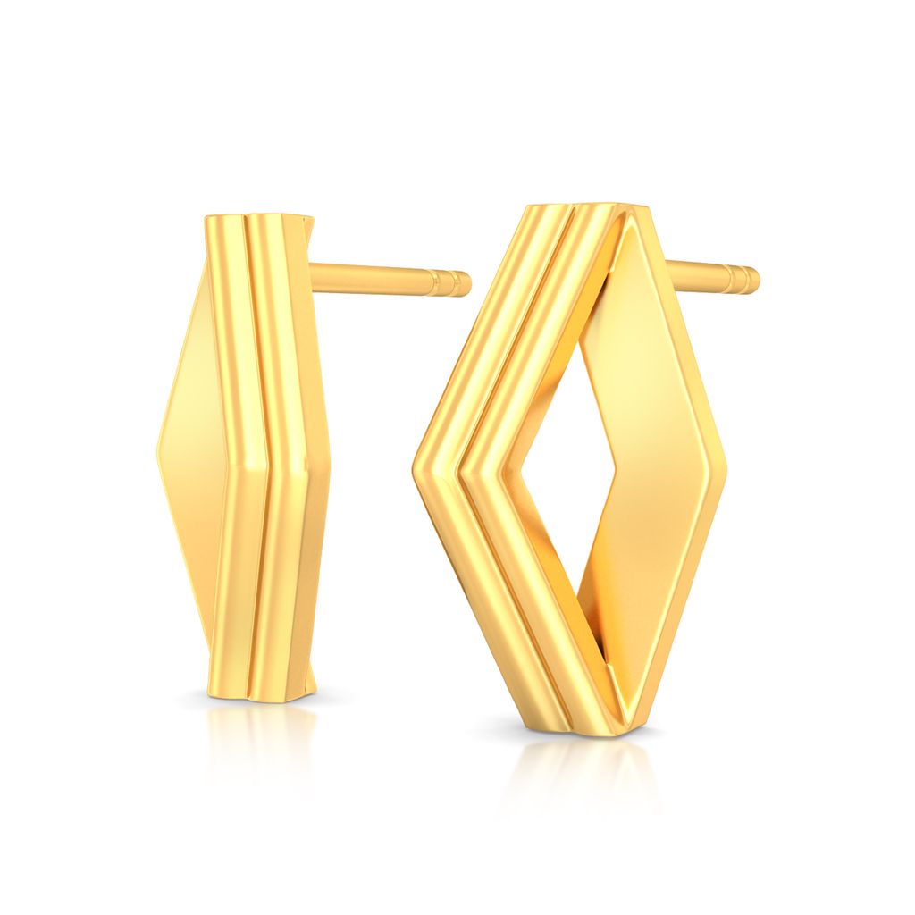Simplistic Grace Gold Earrings