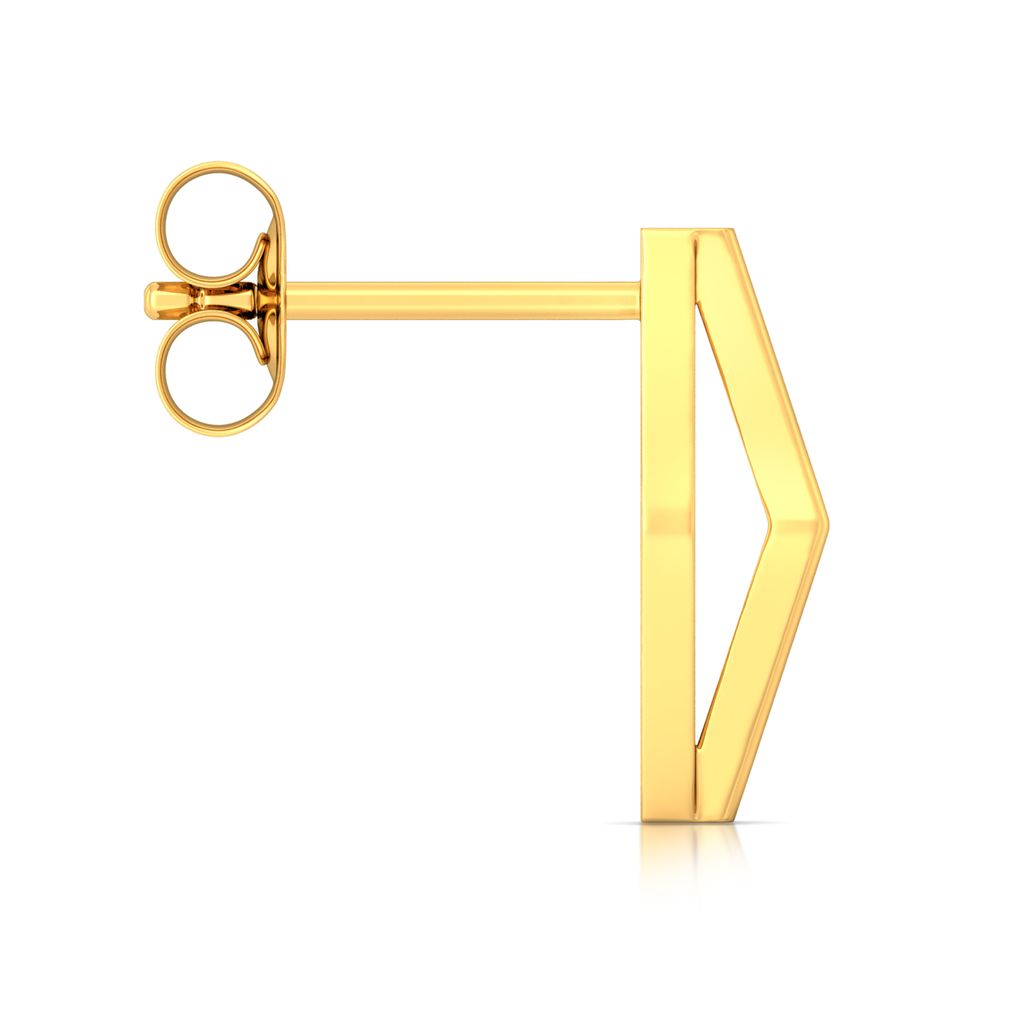 Simplistic Grace Gold Earrings