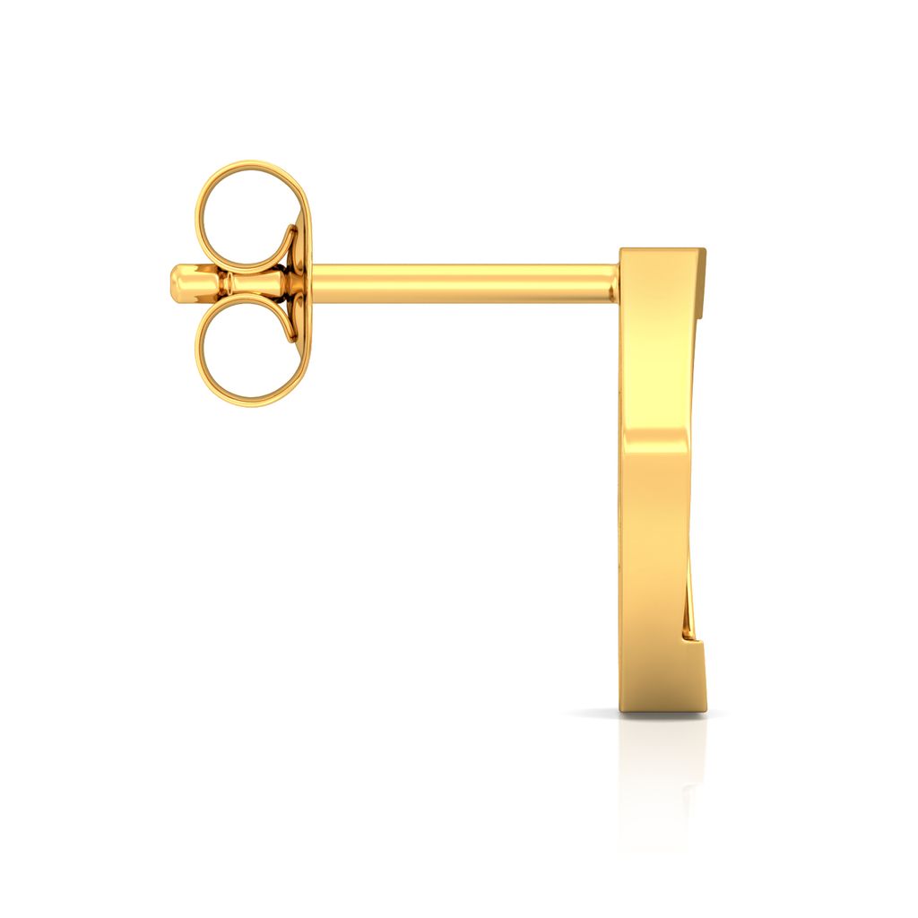 Gold Entwined Gold Earrings