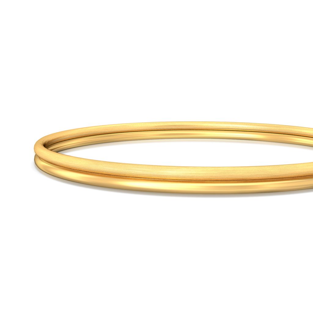 Duple Loops Gold Bangles