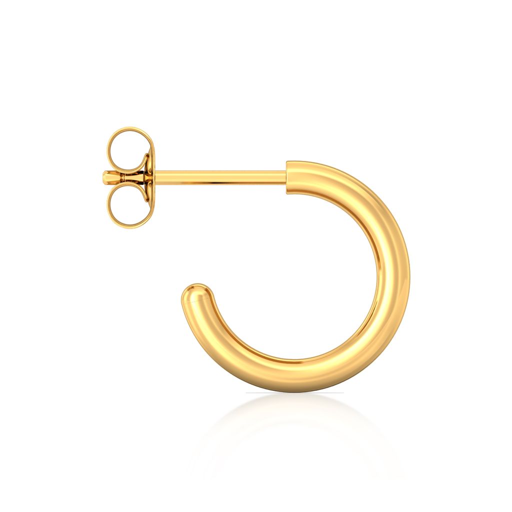 Triple Trifle Gold Earrings