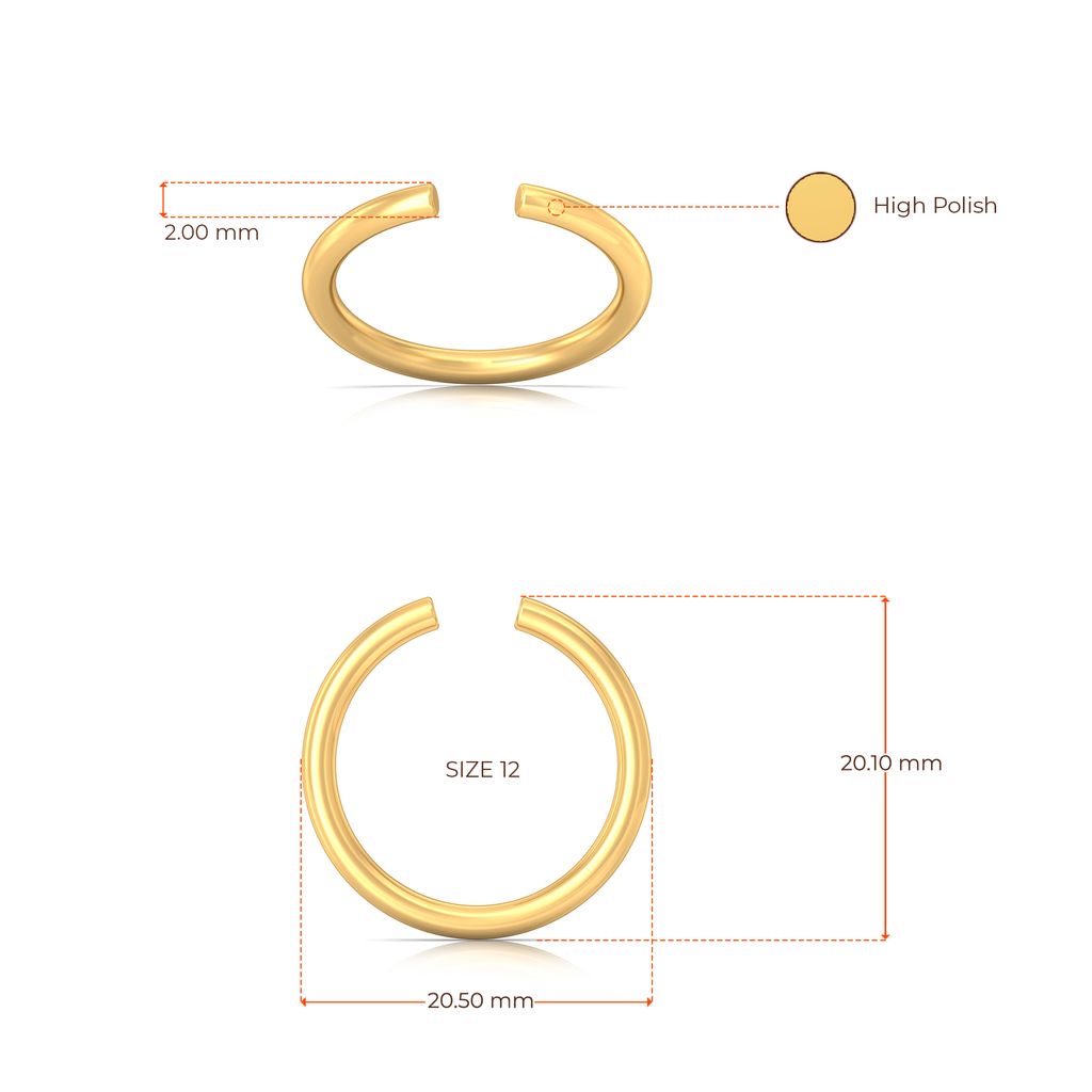 Sleek N Meek Gold Rings image