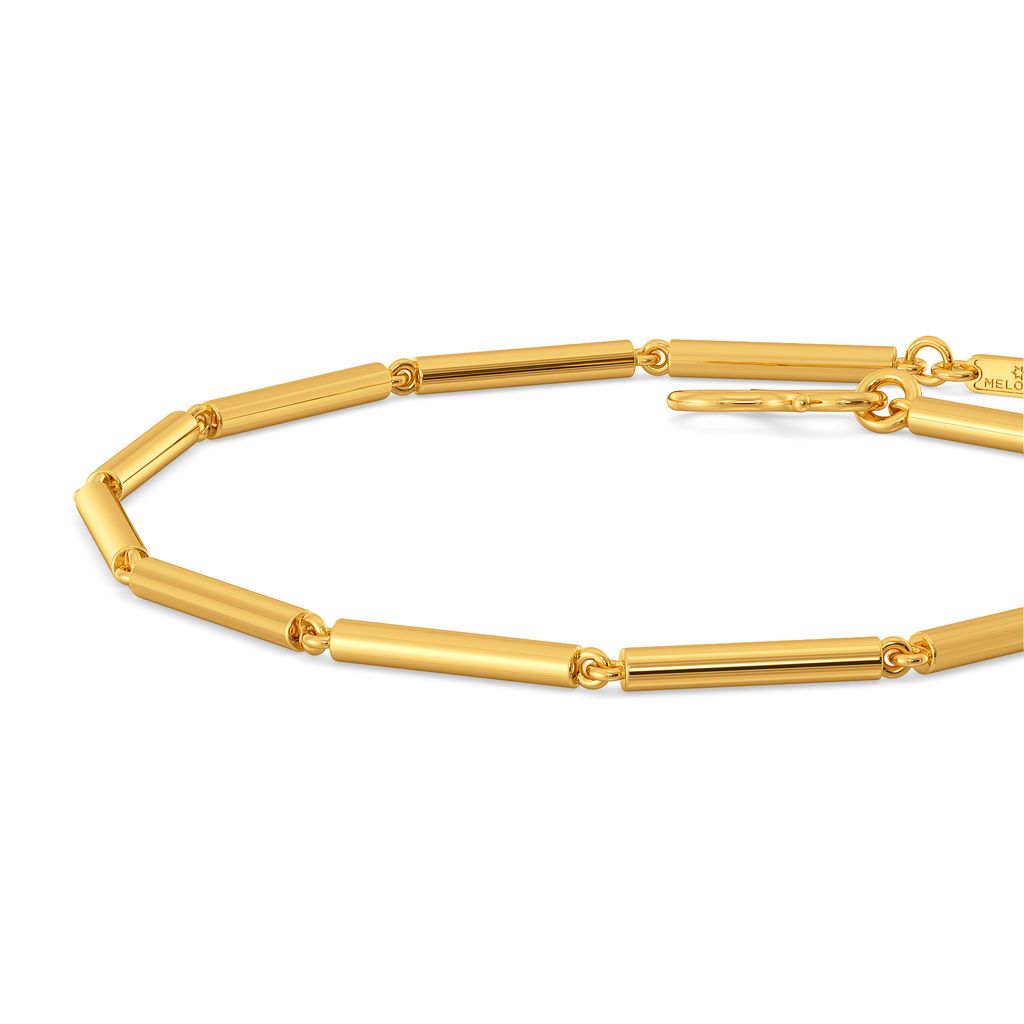 Tube Play Gold Bracelets
