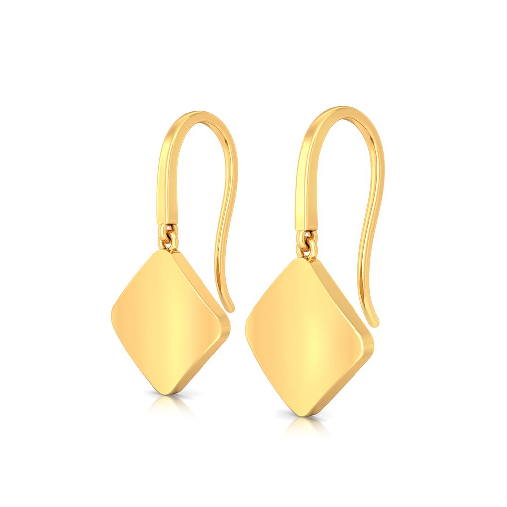 Rhombi Lovin Gold Earrings