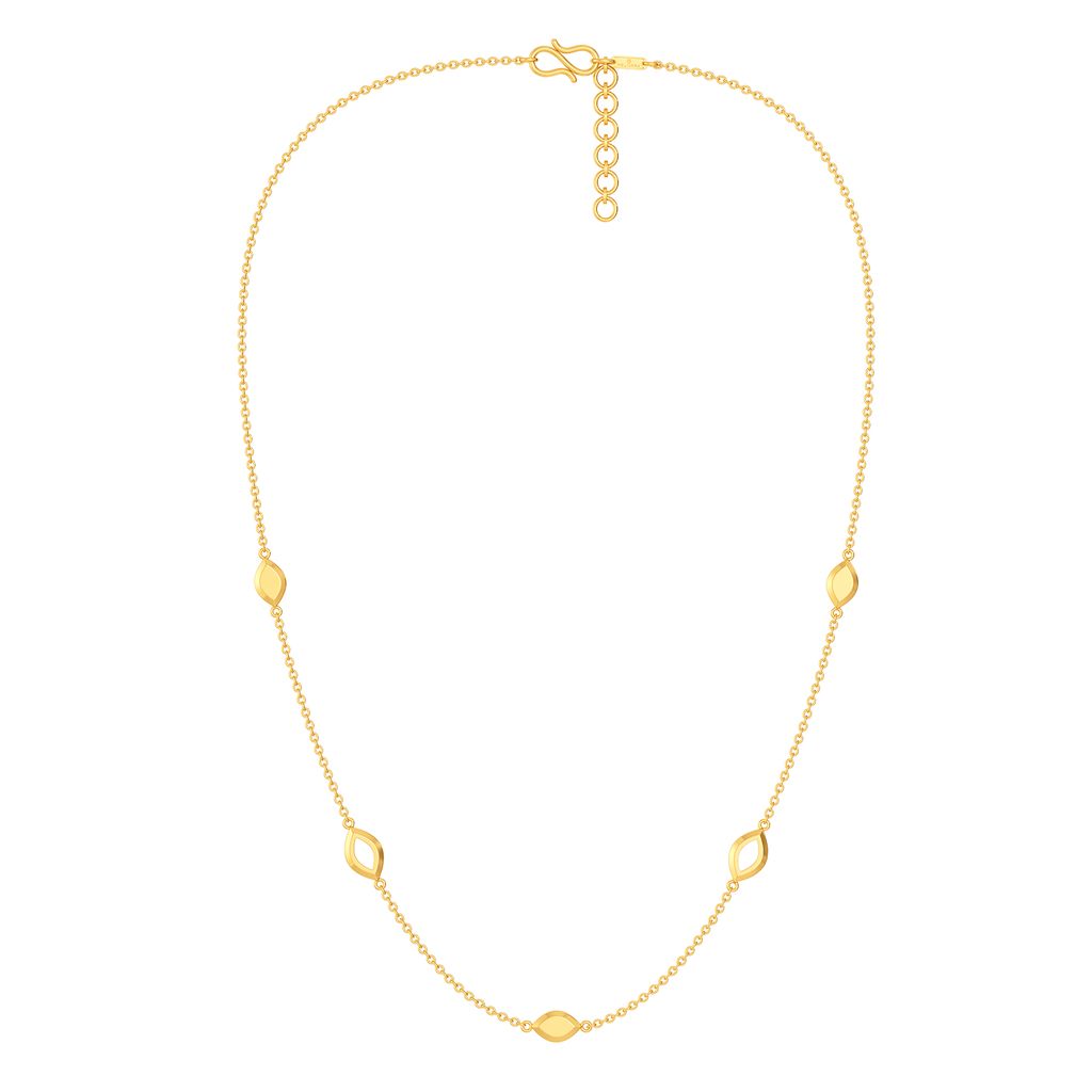 The Oval Game Gold Necklaces