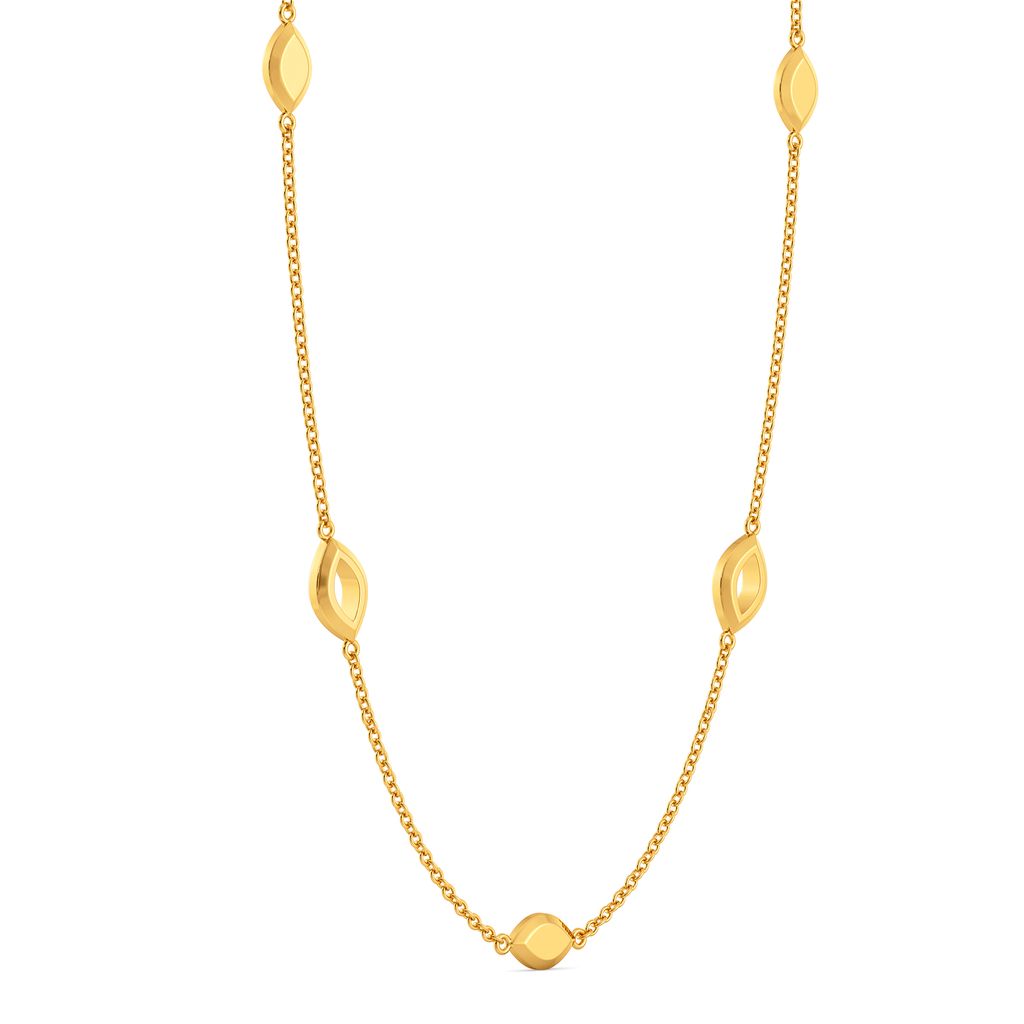 The Oval Game Gold Necklaces