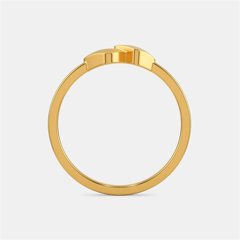 Matt Drop Gold Rings image