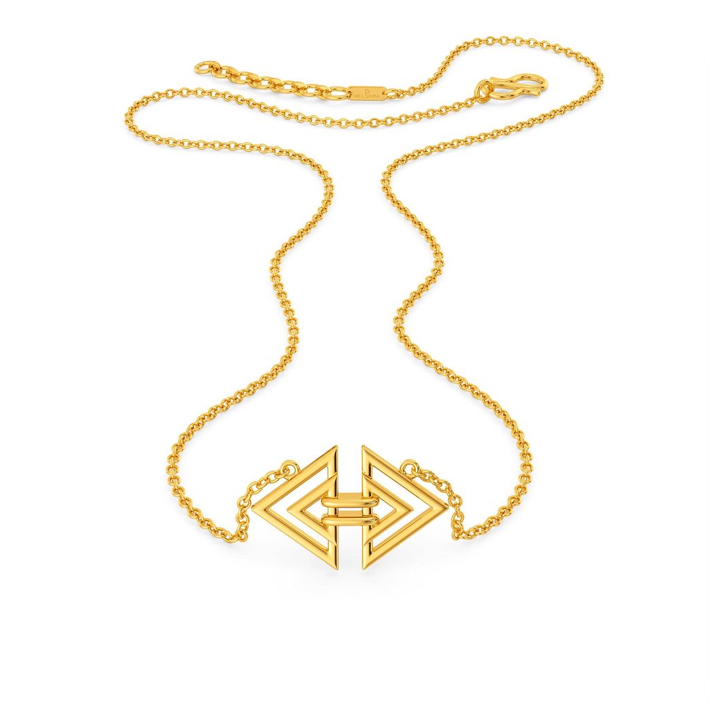 Tripartite Party Gold Necklaces