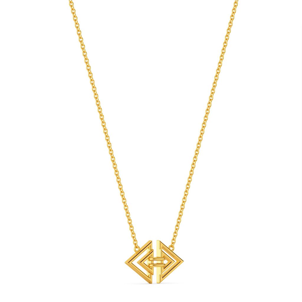Tripartite Party Gold Necklaces