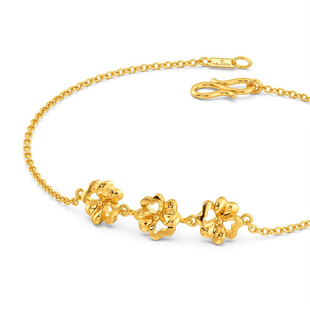 Florally Fabulous Gold Bracelets