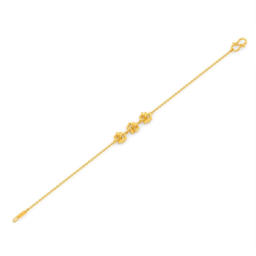 Florally Fabulous Gold Bracelets