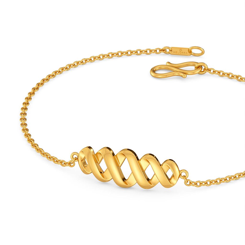 Spiral Goes Viral Gold Bracelets