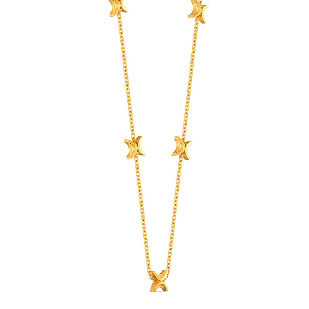 Culture Curvature Gold Necklaces
