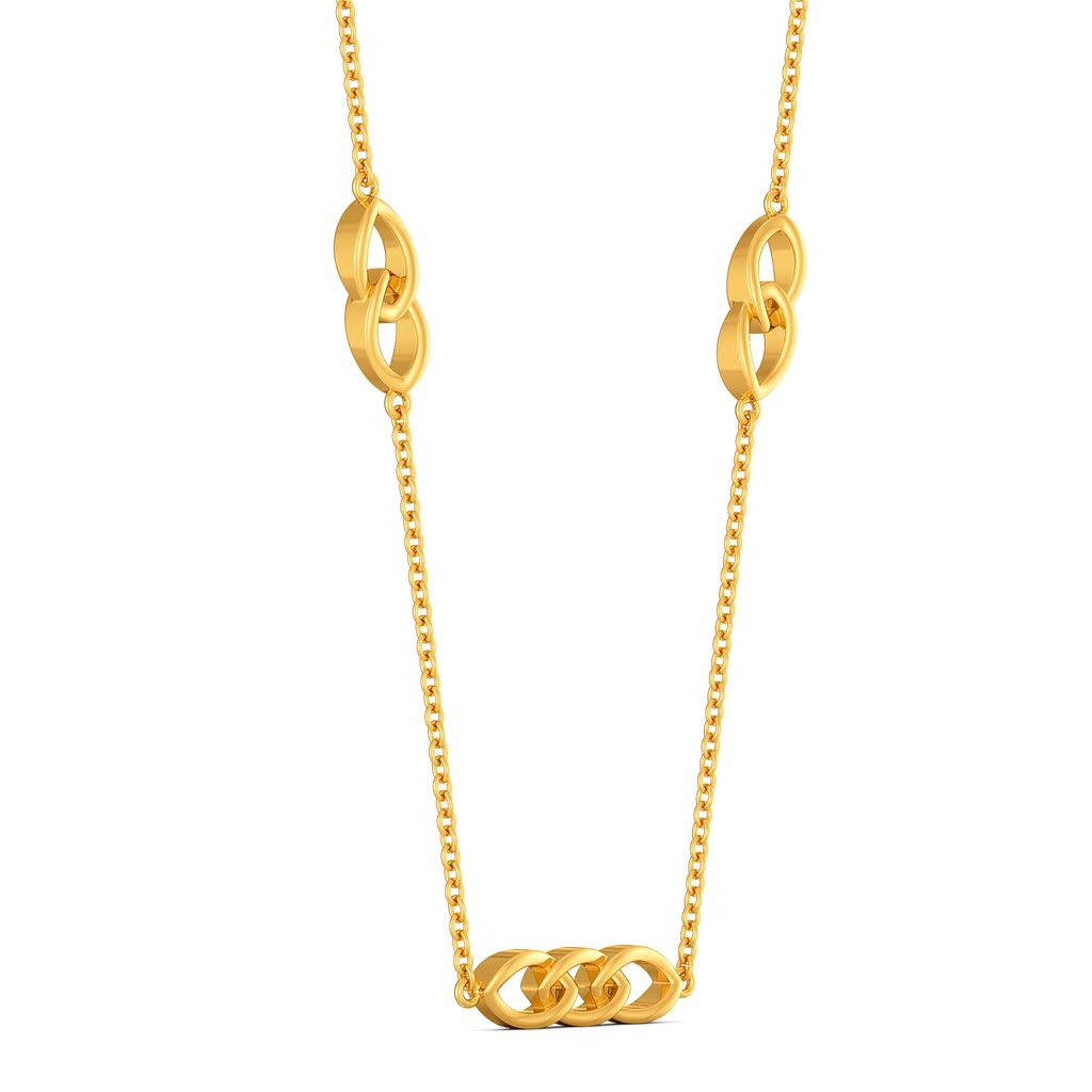 Lens Sense Gold Necklaces