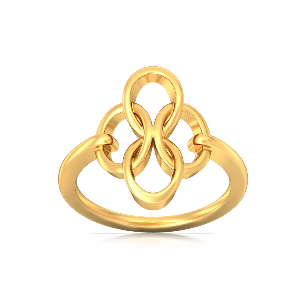 Bound to Round Gold Rings alternate view 3