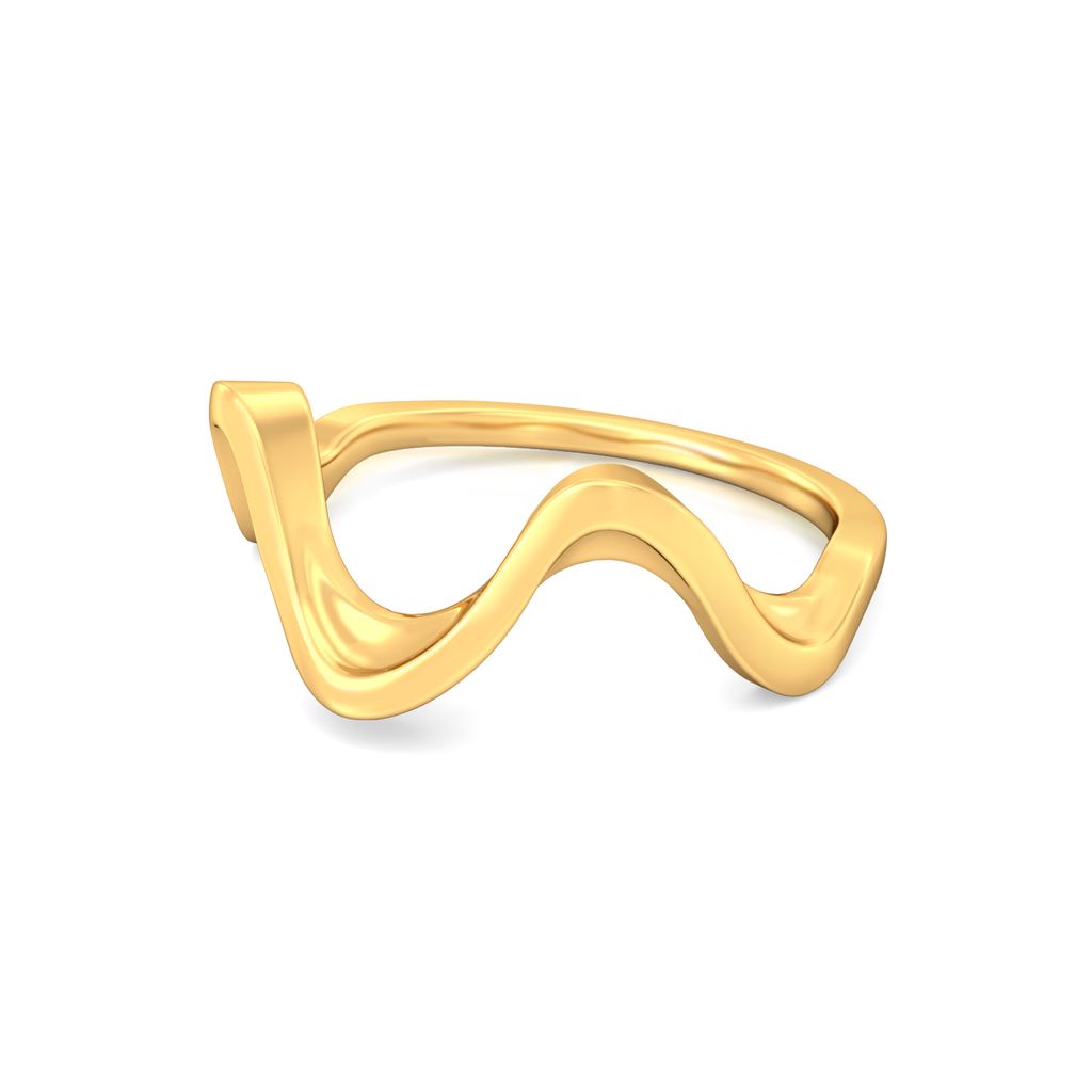 Crave the wave Gold Rings image