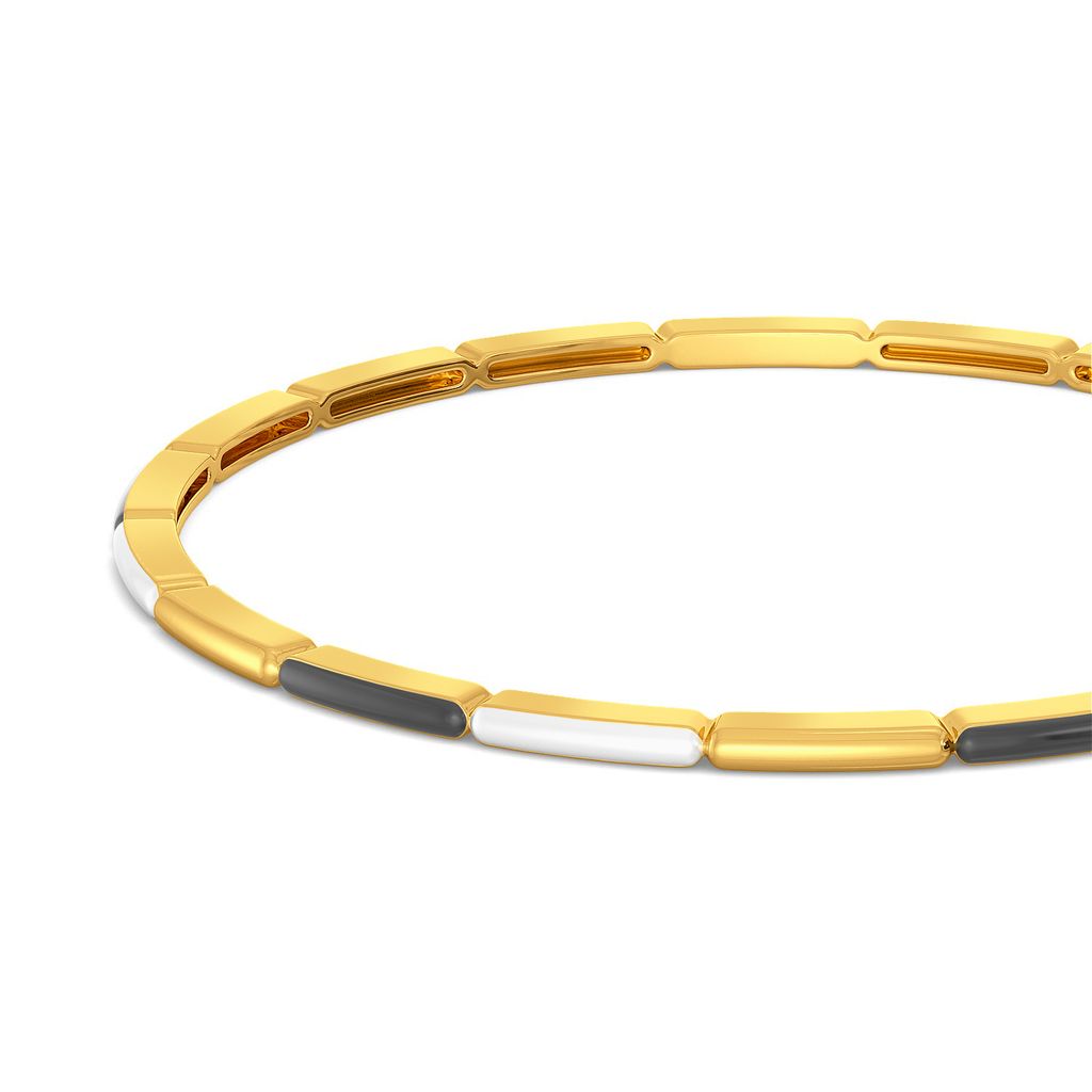 Gold Taijitu Gold Bangles