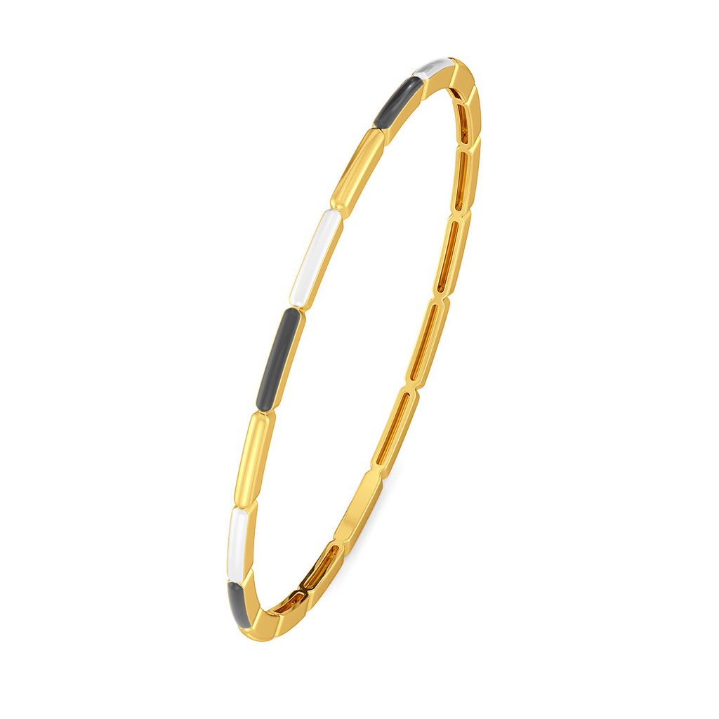 Gold Taijitu Gold Bangles